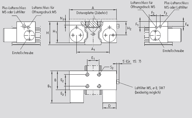 氣動夾持元件MKS圖紙