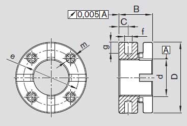 NMA軸端螺母R344601104圖紙